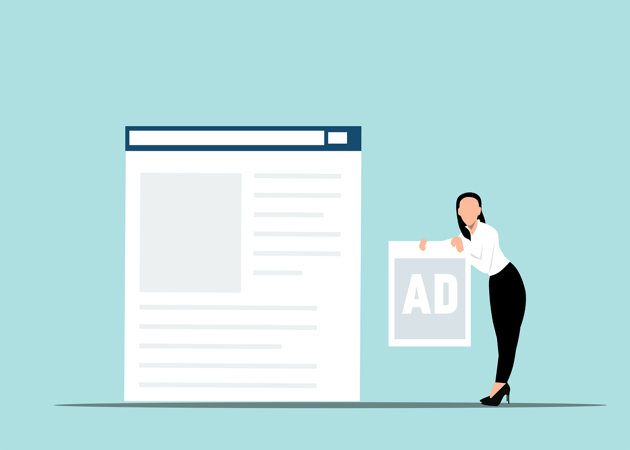 ads vector icon