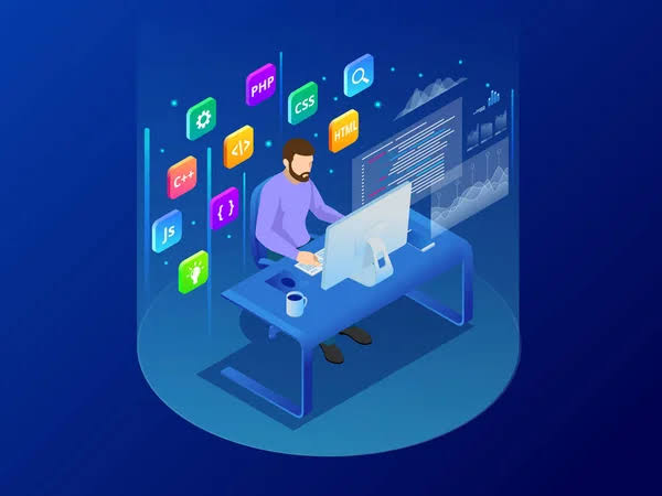 coding vector icon