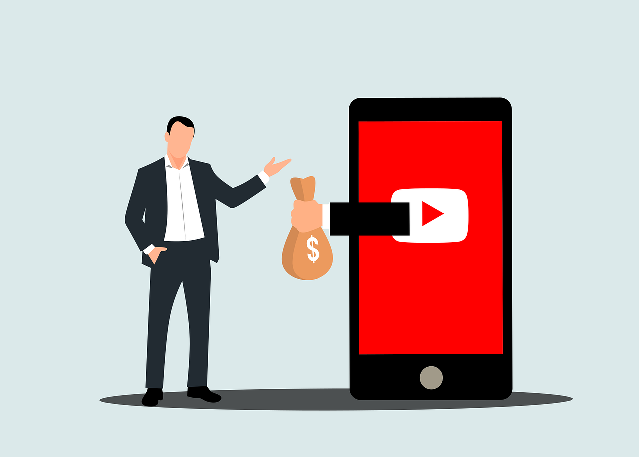 social media profit vector